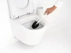 Brabantia MindSet toalettborste och hållare, mineral fresh white