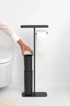 Brabantia MindSet toalettservant, silikon, mineral oändligt grå