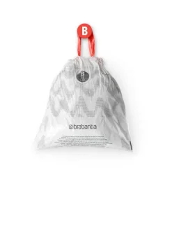 Brabantia PerfectFit soppåsar 5 l, 20 st, B, vit