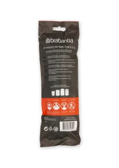 Brabantia PerfectFit soppåsar 5 l, 20 st, B, vit