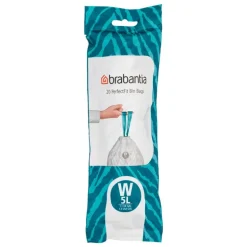 Brabantia PerfectFit soppåsar. 20 st., vit