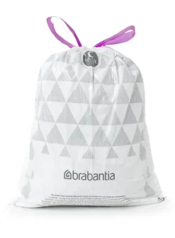 Brabantia PerfectFit soppåsar 10–12 l, 20 st, C, vit