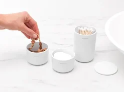 Brabantia ReNew förvaringsburkar, 3-pack, vita