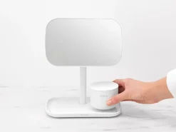 Brabantia ReNew spegel med förvaringsbricka, vit