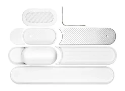 Brabantia SinkStyle köksredskapsställ & torkbricka, Mineral Fresh white