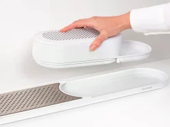 Brabantia SinkStyle köksredskapsställ & torkbricka, Mineral Fresh white