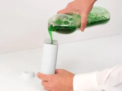 Brabantia SinkStyle klämbar diskmedelsdispenser, 200 ml, fresh white