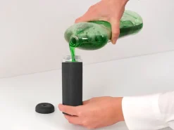 Brabantia SinkStyle klämbar diskmedelsdispenser, 200 ml, mörkgrå