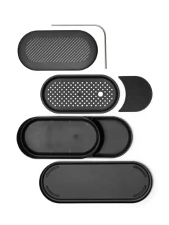 Brabantia SinkStyle ställ för köksredskap, Mineral Infinite grey