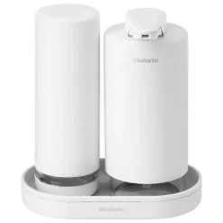 Brabantia SinkStyle tvål/diskmedelsdispenser set, 2 x 200 ml, fresh white
