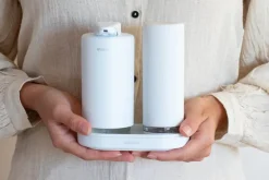 Brabantia SinkStyle tvål/diskmedelsdispenser set, 2 x 200 ml, fresh white