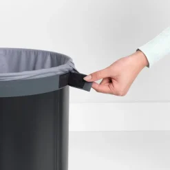 Brabantia Tvättkorg 60 l, mattsvart - korklock