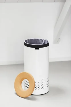 Brabantia Tvättkorg 35 l, vit - korklock