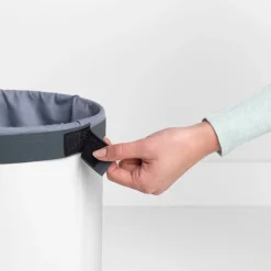Brabantia Tvättkorg 35 l, vit - korklock