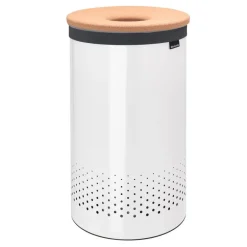 Brabantia Tvättkorg 60 l, vit - korklock