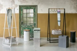 Brabantia Tvättkorg 60 l, vit - korklock