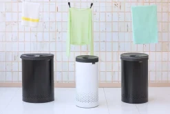 Brabantia Tvättkorg 60 l, mattsvart