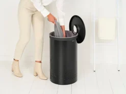 Brabantia Tvättkorg 60 l, mattsvart