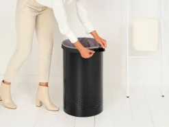 Brabantia Tvättkorg 60 l, mattsvart
