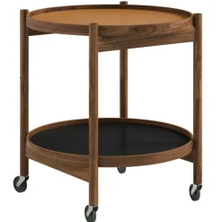 Brdr. Krüger Bølling brickbord 50 cm, oljad valnöt - clay