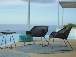 Cane-line Breeze dynset för fåtölj, svart