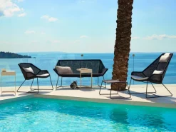 Cane-line Breeze fotpall, svart