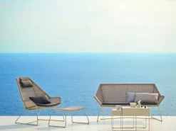 Cane-line Breeze högryggstol, vitgrå