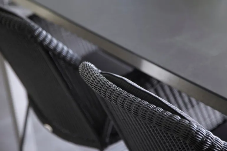 Cane-line Breeze matstol, stapelbar, svart