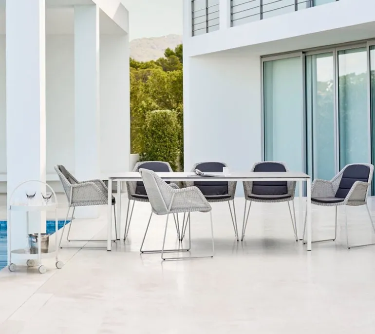 Cane-line Breeze matstol, vitgrå