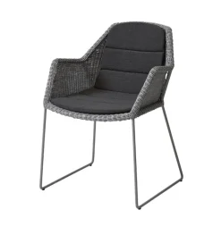 Cane-line Breeze sitt- och ryggdyna för stol, svart