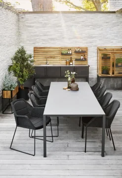 Cane-line Breeze stolsdyna för stapelbar matstol, svart