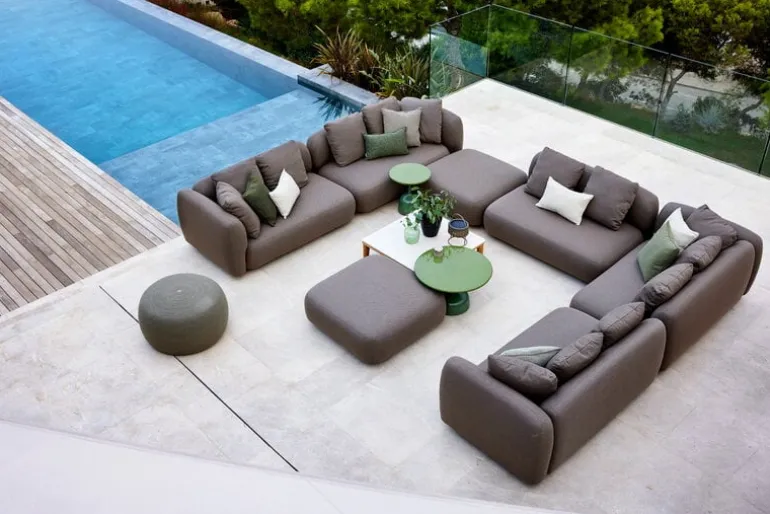 Cane-line Capture 2-sitssoffa, brungrå