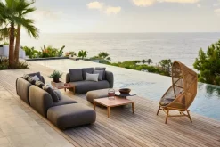 Cane-line Capture 2-sitssoffa, högermodul, brungrå