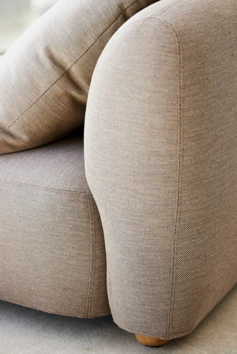 Cane-line Capture 2-sitssoffa, vänstermodul, brungrå