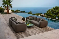 Cane-line Capture 2-sitssoffa, vänstermodul, brungrå