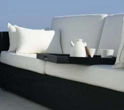 Cane-line Club bricka, 58,5 x 58,5 cm, svart