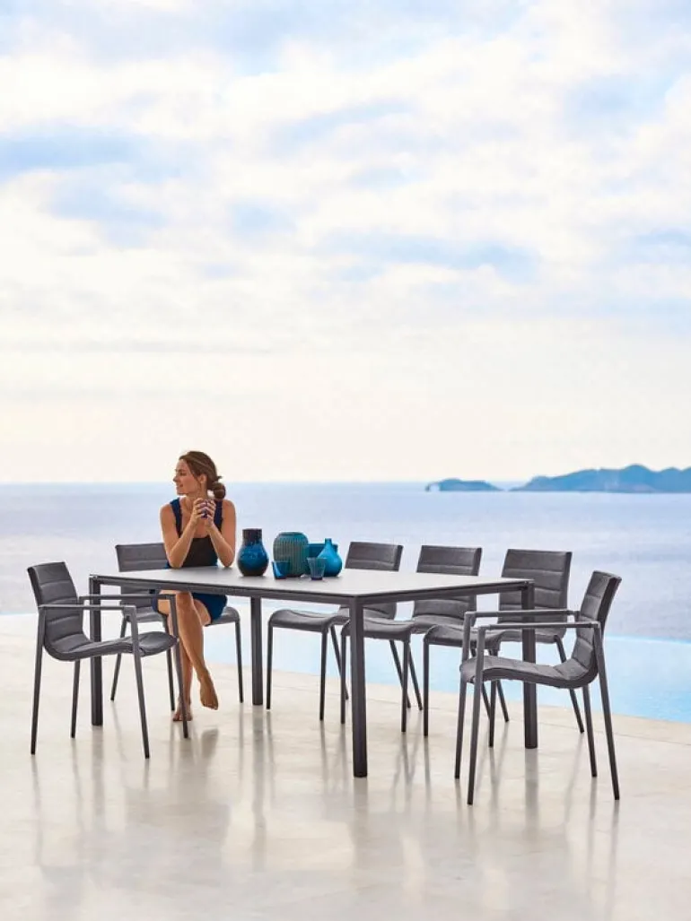 Cane-line Core stol, stapelbar, grå