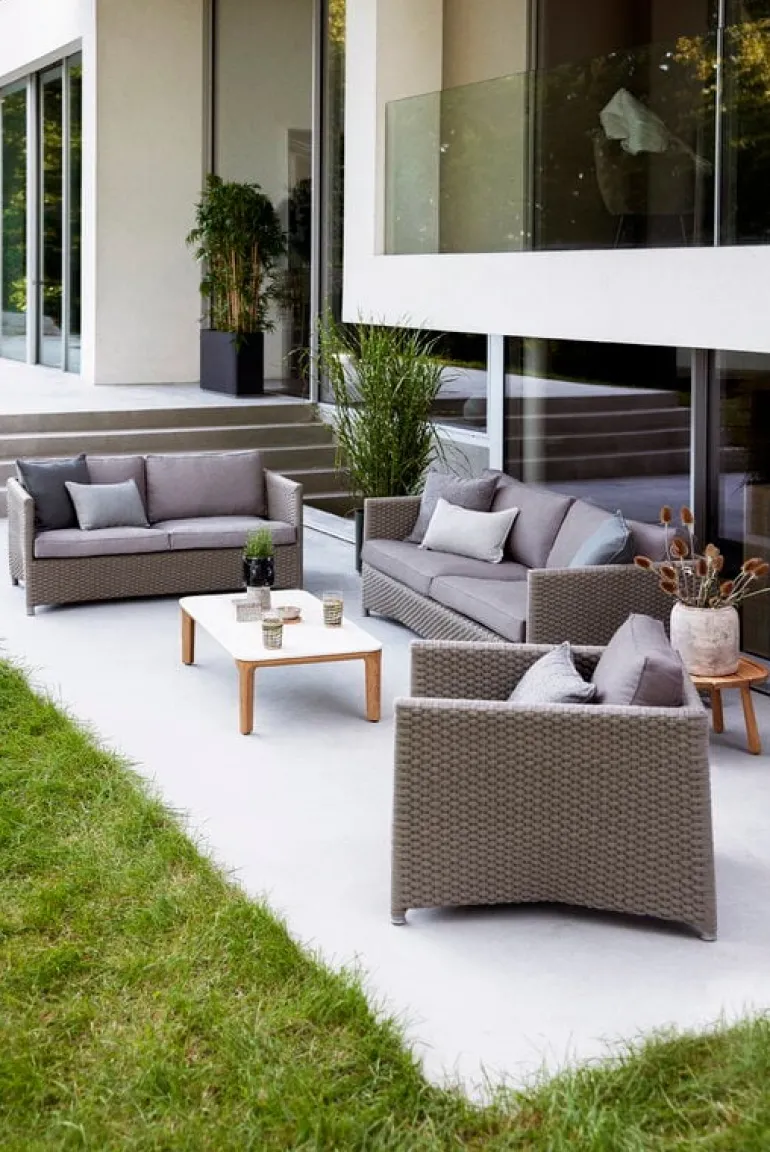 Cane-line Diamond 2-sits soffa, taupe