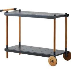 Cane-line Frame vagn, teak - lavagrå