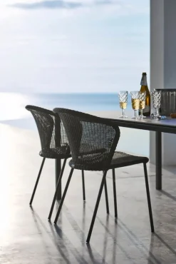 Cane-line Lean stol, svart