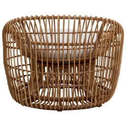 Cane-line Nest rund stol, natur - ljusgrå