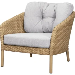Cane-line Ocean fåtölj, stor, natur - vitgrå