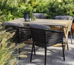 Cane-line Ocean stolsdyna-set, mörkgrå