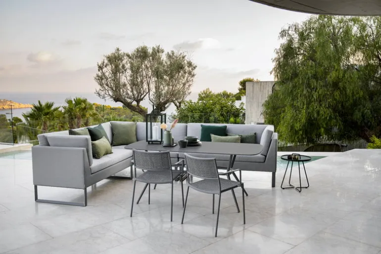 Cane-line On-the-move bord, litet, mörkgrön