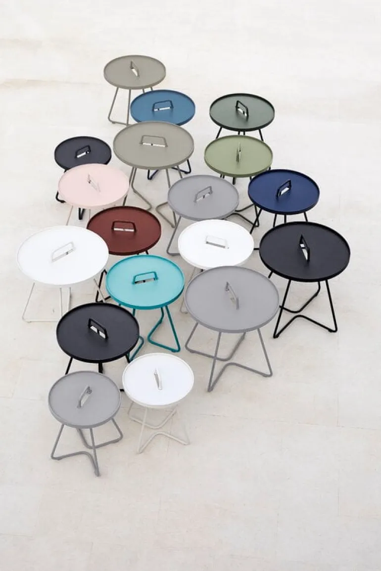 Cane-line On-the-move bord, litet, mörkgrön