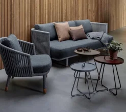 Cane-line On-the-move bord, litet, bordeaux