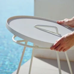 Cane-line On-the-move bord, litet, aqua