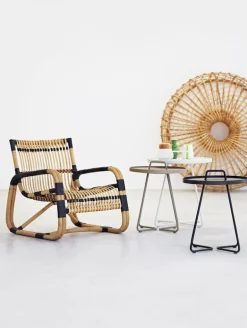 Cane-line On-the-move bord, litet, brungrå