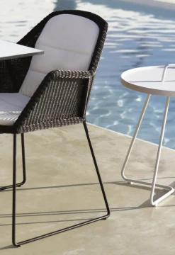 Cane-line On-the-move bord, litet, vit