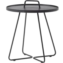 Cane-line On-the-move bord, stort, svart